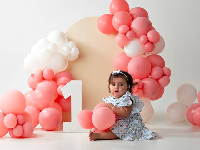 Smash The Cake de 1 ano de Olívia
