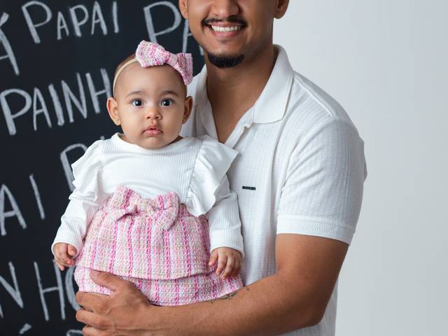 Especial Dia dos Pais de 7 meses de Laura Beatriz e Dias dos Pais