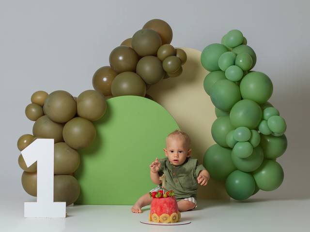 Smash The Cake de 12 meses de Heitor