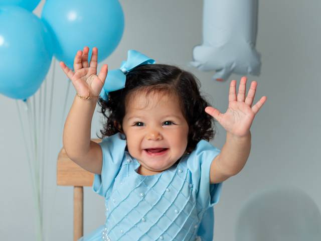 Smash The Cake de 1 ano de Maria Valentina