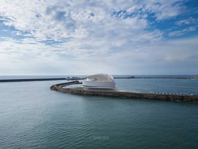 Fotografia Arquitetônica/Paisagem de Terminal de Cruzeiros do Porto de Leixões 