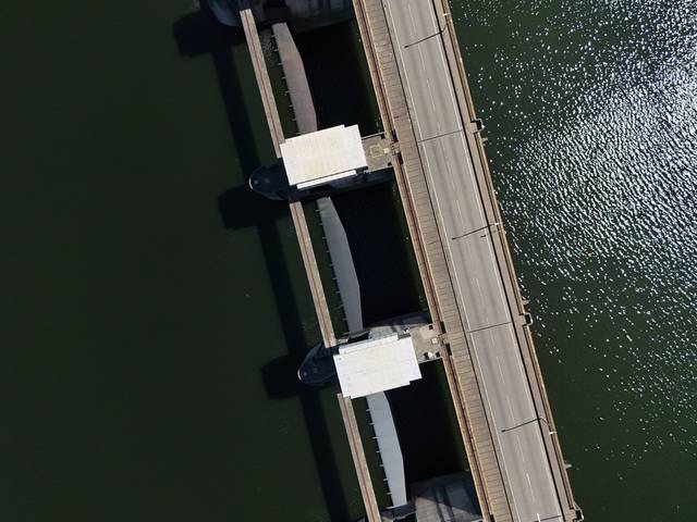 Drone de Barragem de Crestuma-Lever