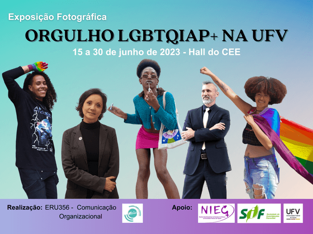 EXPOSIÇÃO  de EXPOSIÇÃO - Orgulho LGBTQIAP+ na UFV