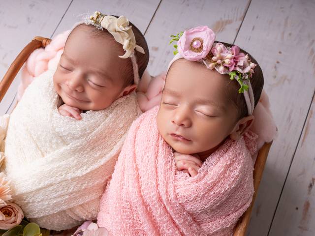 Newborn de Newborn das Gémeas  Isabela e Melissa