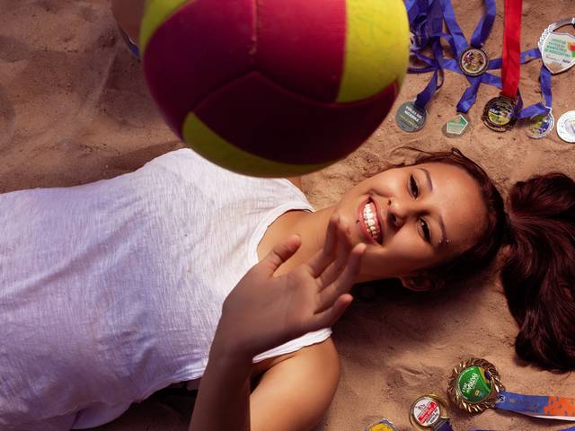 Ensaio Externo de Ana Padilha - Ensaio Vôlei de Areia