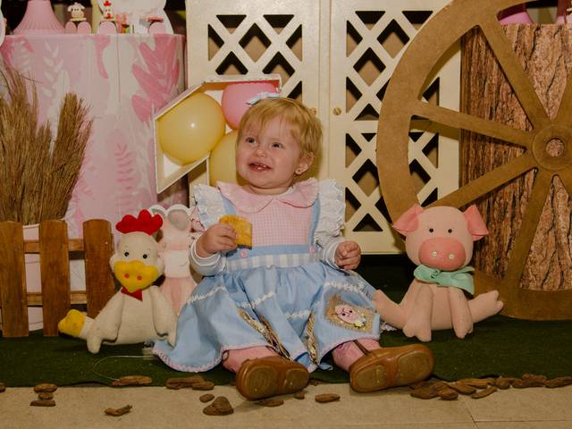 Aniversário infantil de 1 aninho da Cecília
