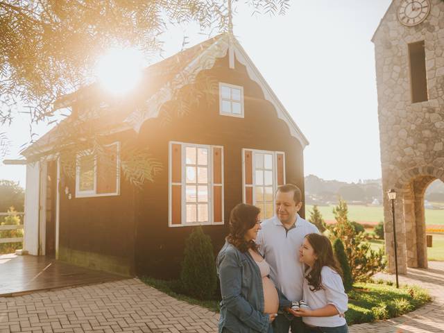 Ensaio Gestante de Carol, Elison e Beatriz à espera de Felipe
