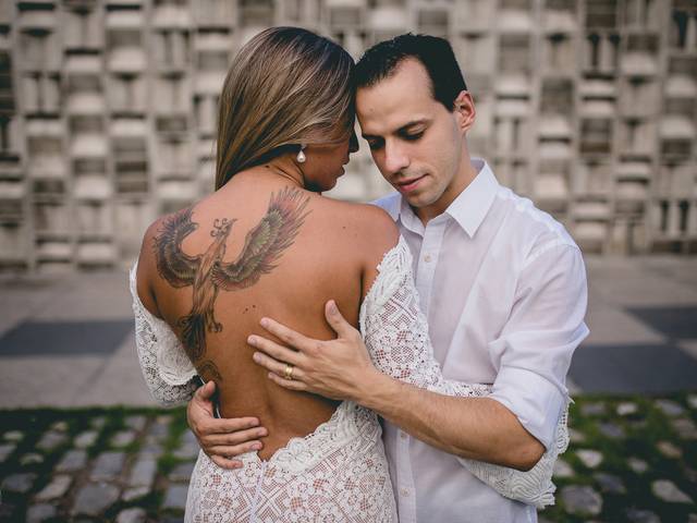 Casal de Carol + Vitor