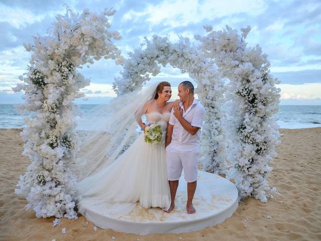 Casamento de Casamento no Bali Bistrô na Praia do Estaleirinho