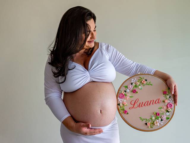 Gestantes de Ensaio Gestante - Alice