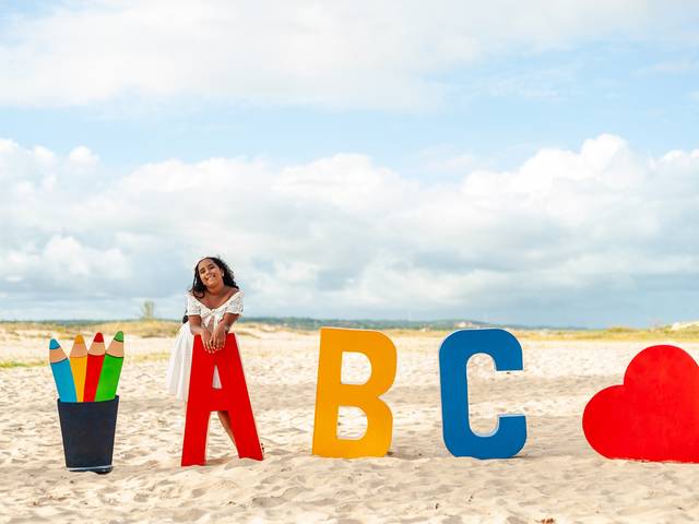 Ensaios de ABC + Formatura na praia 