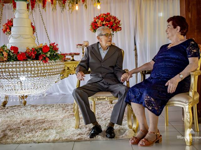 Família de Bodas de Ouro da Sra. Celme e Sr. João
