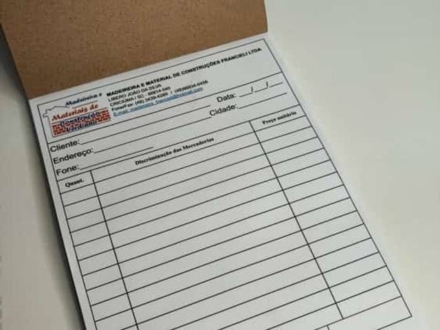 Bloco de Pedido de Bloco de pedido A5