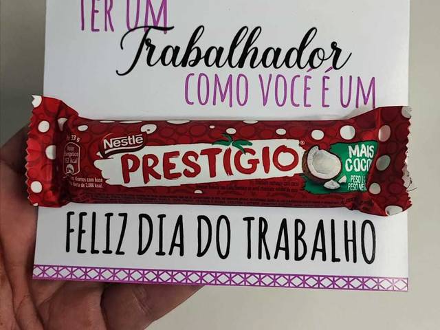 Dia do trabalhador de Card com prestígio
