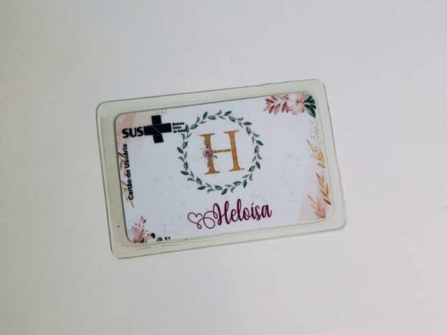 Bebê de CARTÃO DO SUS PERSONALIZADO