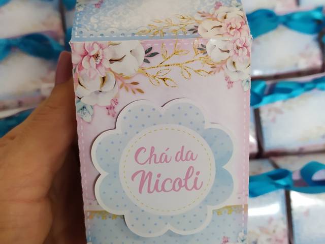 Lembrancinha de Caixa Milk