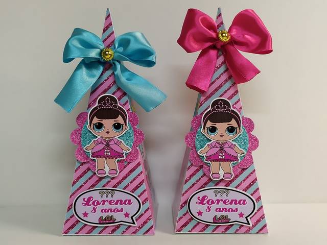 Lembrancinha de Caixa Pirâmide