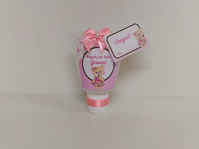 Lembrancinha de Bisnaga de álcool em gel