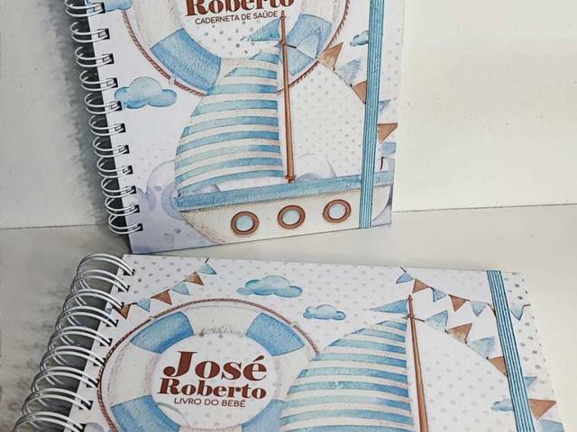 Bebê de Kit Caderneta de Vacina e Livro do Bebê