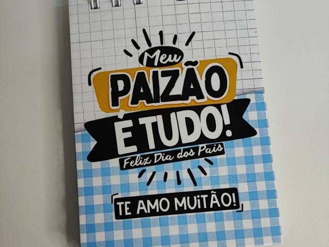 Dia dos Pais 2025 de BLOQUINHO TAMANHO A7