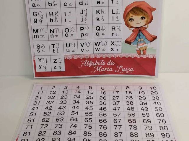 Escolar 2025 de NÚMEROS E ALFABETO PLÁSTIFICADO