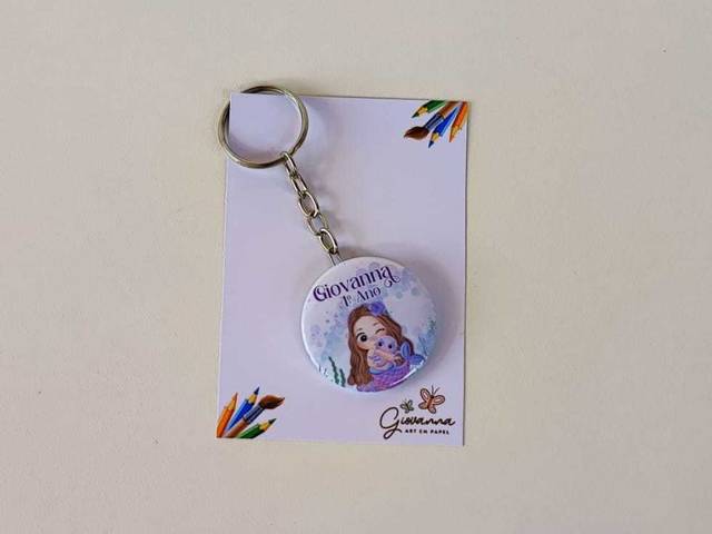 Escolar 2025 de BUTTON CHAVEIRO UMA FACE