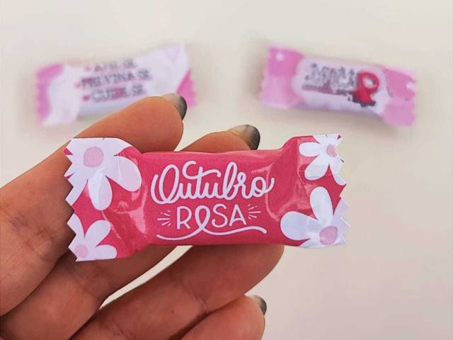 Outubro Rosa 2025 de BALINHA PERSONALIZADA