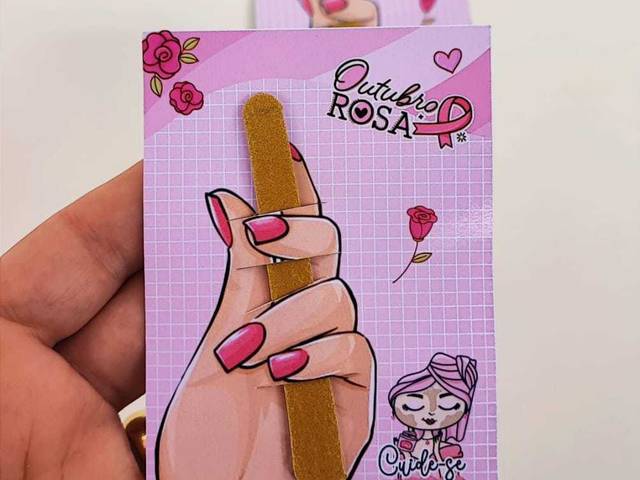 Outubro Rosa 2025 de CARD COM MINI LIXA