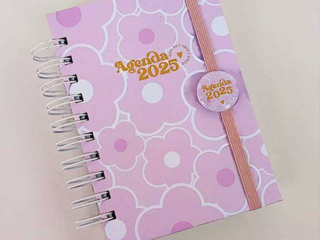 Agenda e Planner 2025 de MINI AGENDA 2025 DOIS DIAS POR PÁGINA