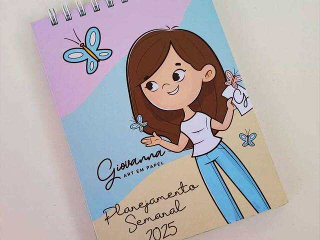 Encadernação de Planejamento Semanal