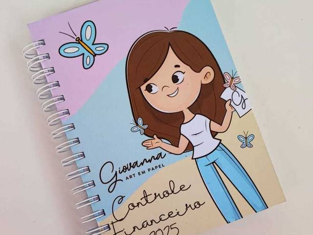 Encadernação de Controle Financeiro para empresa