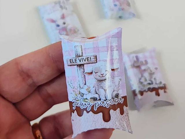 Páscoa 2025 de CAIXA ALMOFADA PARA BALINHA