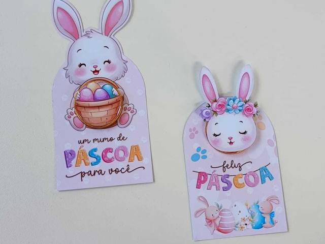 Páscoa 2025 de CARD COM MOEDA DE CHOCOLATE