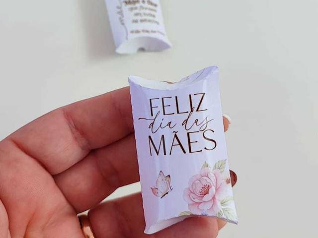 Dia das Mães 2025 de CAIXA ALMOFADA PARA BALINHA