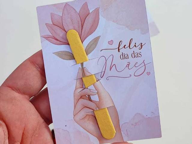 Dia das Mães 2025 de CARD COM MINI LIXA