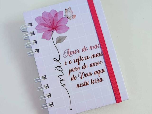 Dia das Mães 2025 de Mini caderno de anotações A6