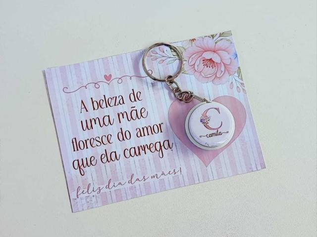 Dia das Mães 2025 de BUTTON CHAVEIRO DUAS FACE
