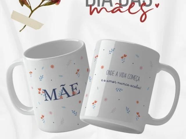 Dia das Mães 2025 de CANECA DE PORCELANA