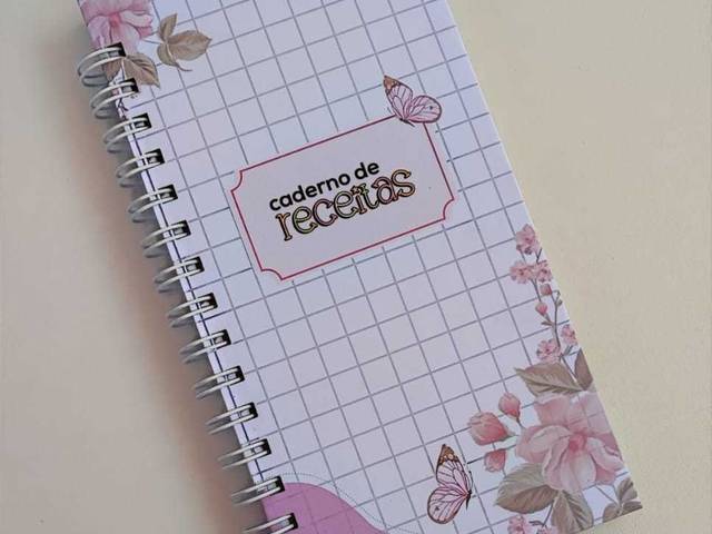 Dia das Mães 2025 de Caderno de Receita Slim