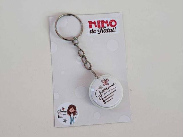 Natal 2025 de BUTTON CHAVEIRO DUAS FACE