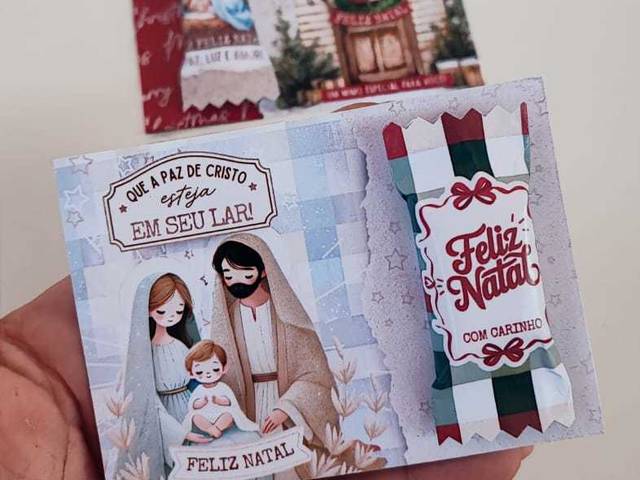 Natal 2025 de CARD COM BALINHA