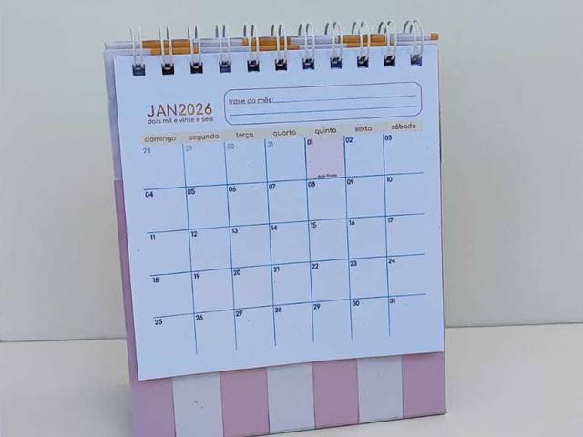 Calendários 2026 de Calendário de Mesa 15x15