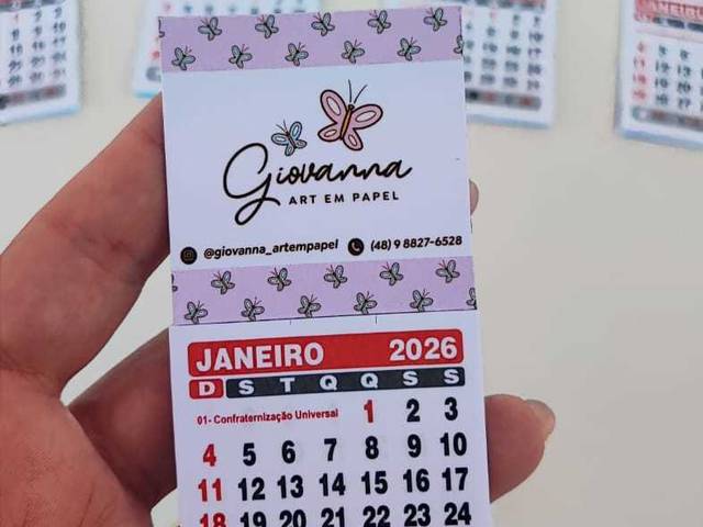 Calendários 2026 de MINI CALENDÁRIO DE GELADEIRA
