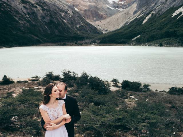 Ensaios de LUA DE MEL USHUAIA | Luisana e Jonas