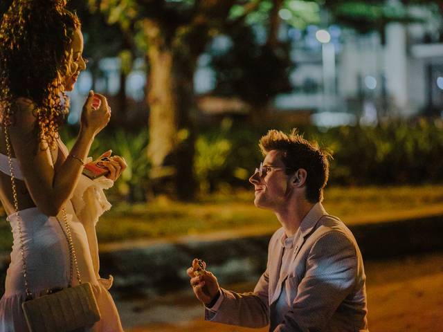 Casais de Pedido de Casamento no Rio de Janeiro | Restaurante Terra Brasilis | Benn e Bia