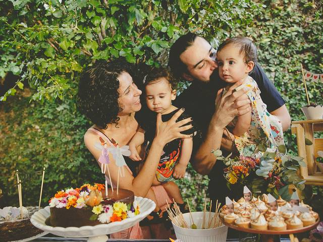 Festa Infantil de Fotografia de Festa Infantil no quintal da vó | Vila Isabel - Rio de Janeiro | Antonia e Olivia 1 ano