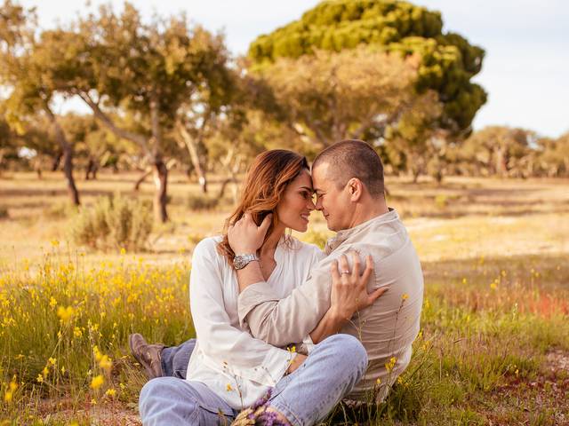 Casal  de Mônica e Manel