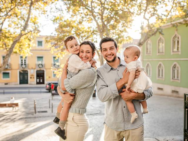 Família de Batizado do Benício