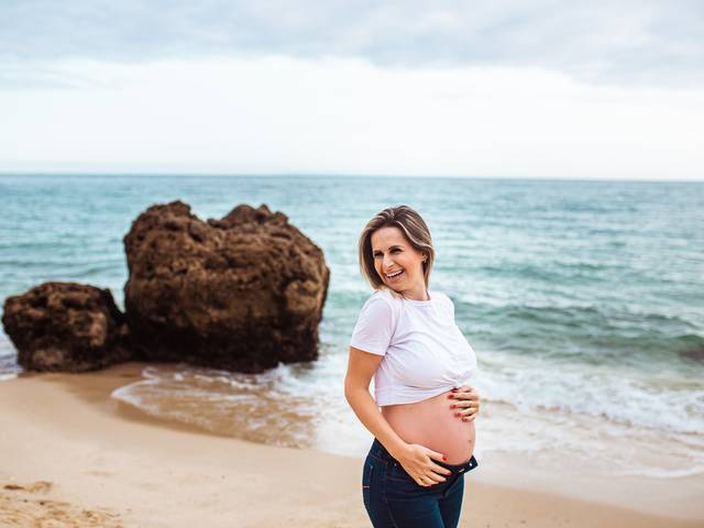 Gestante de À espera da Theodora II