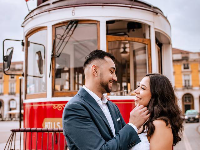 Casal  de Mariana e Heraldo